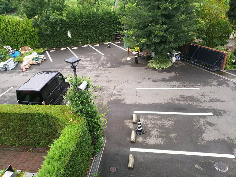 秋津ふれあいパークの駐車場