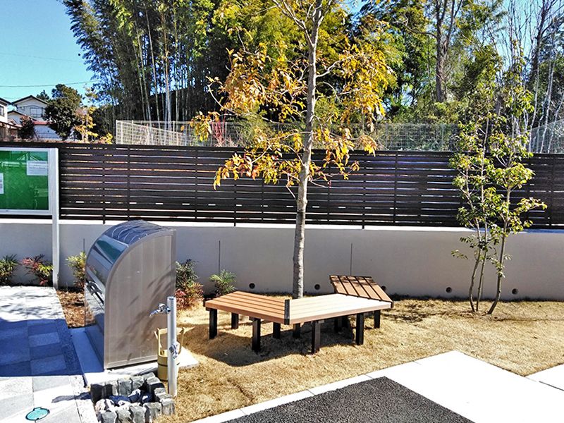 川口中央霊園　休憩スペース