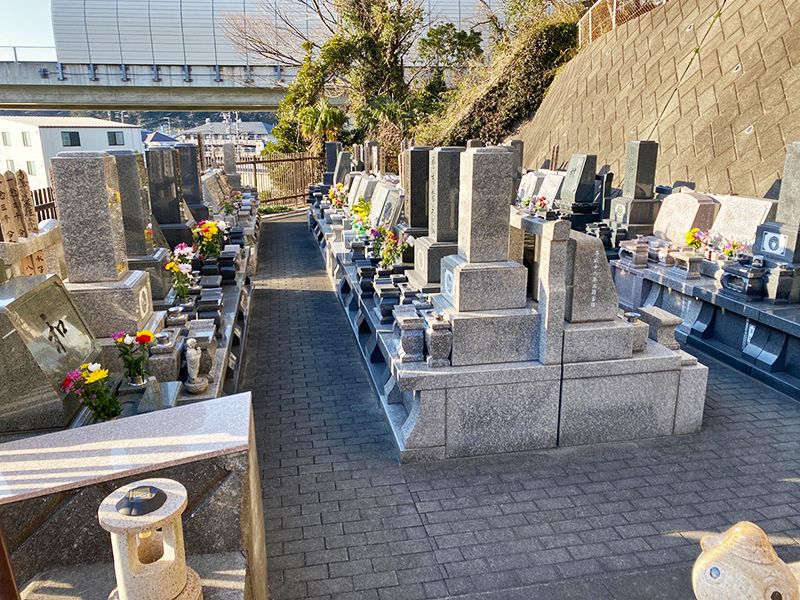 佐原霊園　日当たり良好な墓域