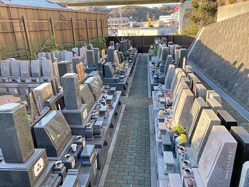 佐原霊園　整備された区画