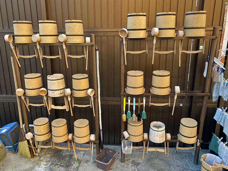 佐原霊園　手桶と柄杓を完備