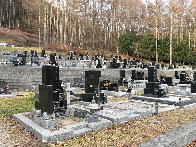 諏訪市営 角間新田墓地