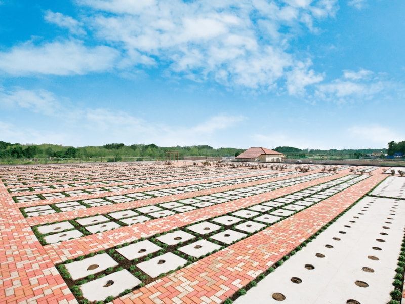 メモリアルパーク緑の丘の平坦な一般墓所