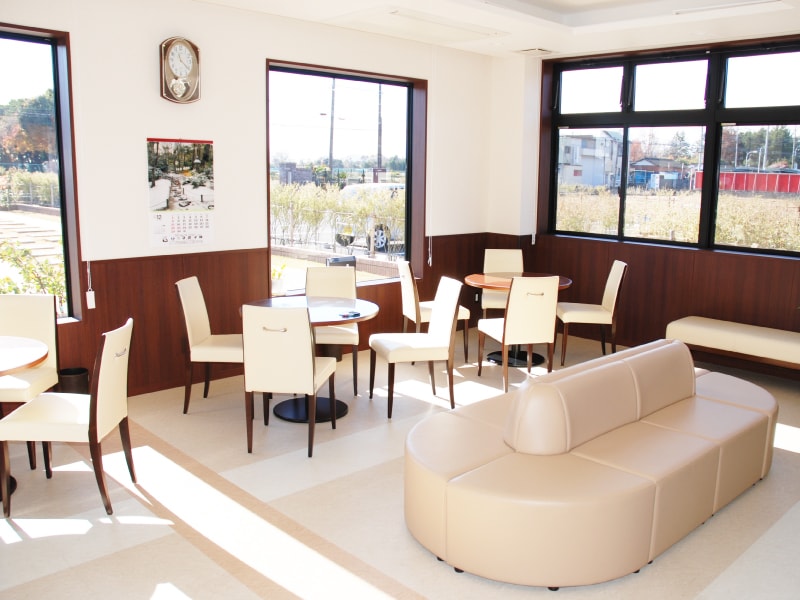 メモリアルパーク大和墓苑 ふれあいの郷の休憩所