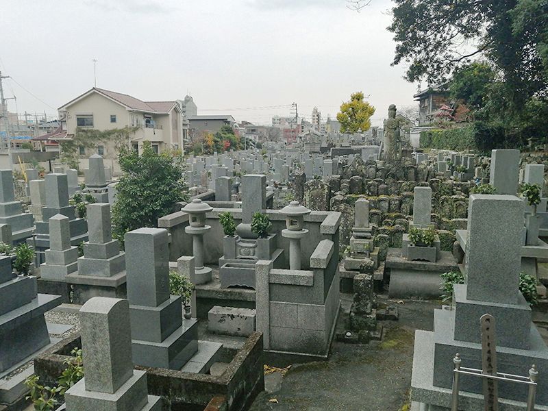 観音寺新・旧墓地