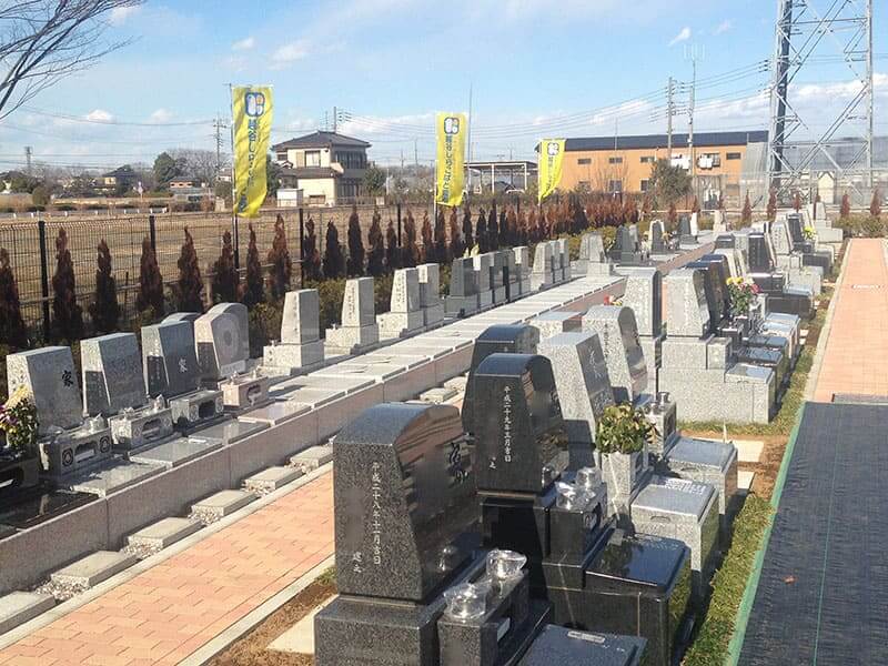 越谷しらこばと霊園の墓地区画