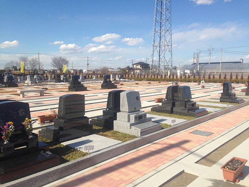 越谷しらこばと霊園　グリーンタイプの墓地