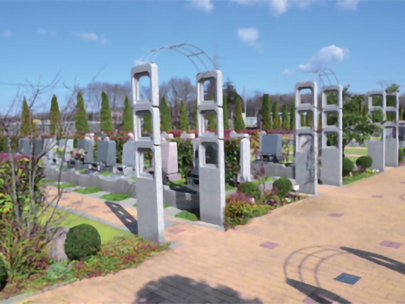 メモリアルパーククラウドむさし野 一般墓 生垣