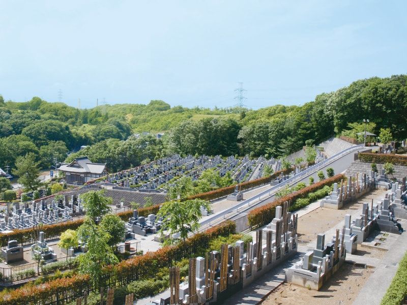 むさしの霊園の園内風景