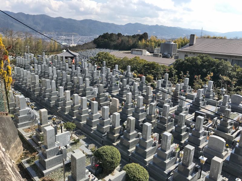 墓域の様子