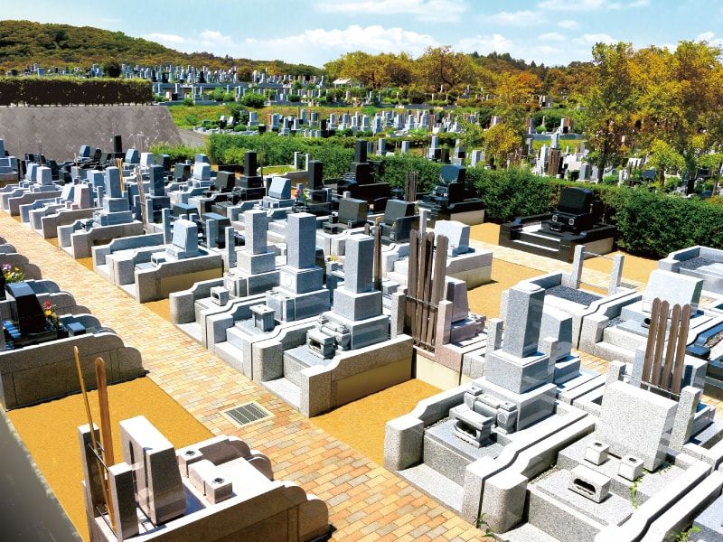 日蓮宗 寳祐山 大法寺・まや霊園　日当たりが良く明るい墓域