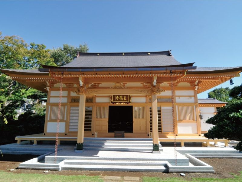 萩霊園　本堂
