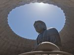 真駒内滝野霊園のシンボルである頭大仏殿