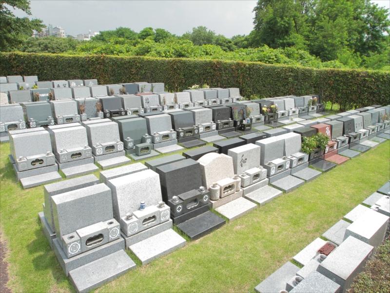 上尾霊園 一般墓 芝墓地