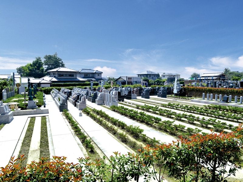 宝積観音メモリアル悠久の丘の霊園風景