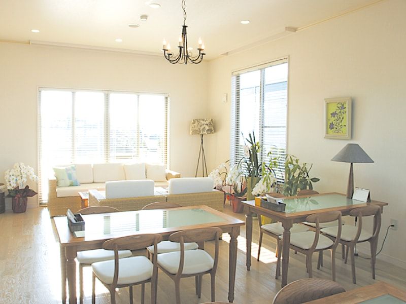 さきたま霊園の休憩室