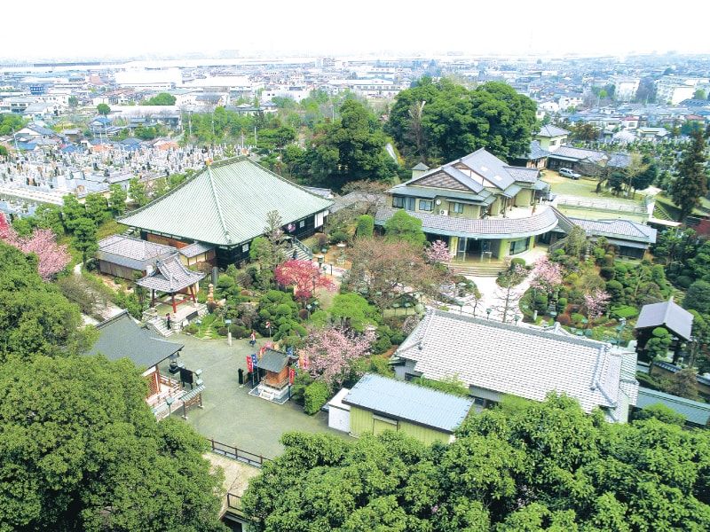 密蔵院の全景