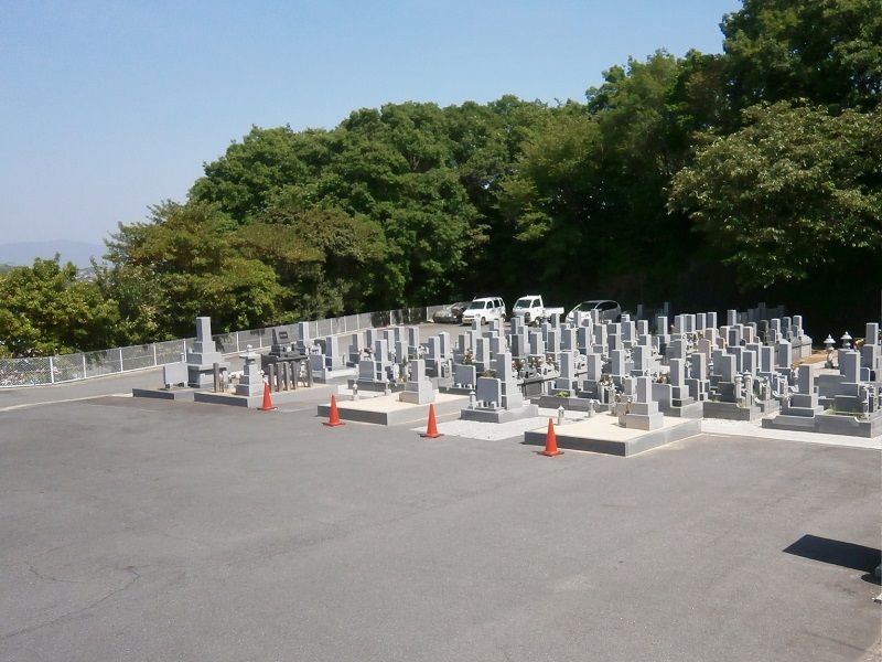 あすか霊園の区画風景