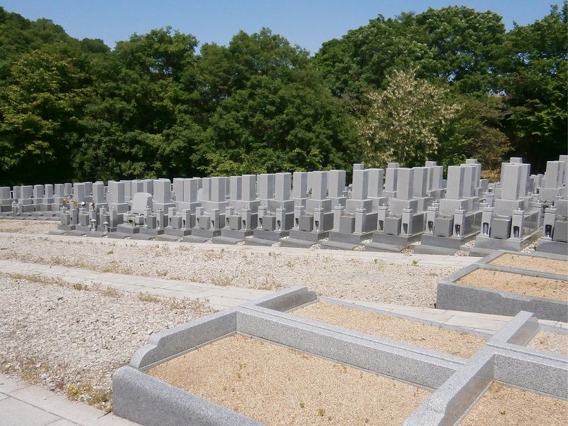 あすか霊園の墓域雰囲気