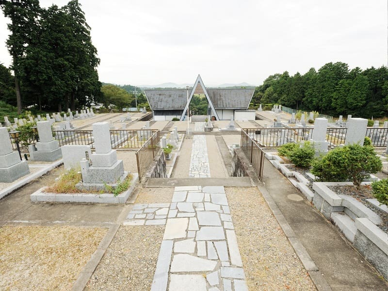 芭蕉ヶ丘霊園の墓地雰囲気