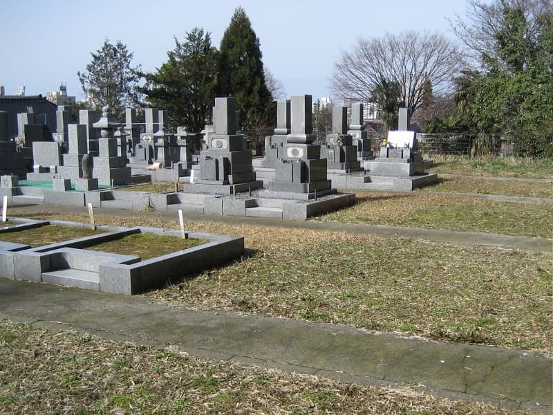 最勝寺墓苑の墓地雰囲気