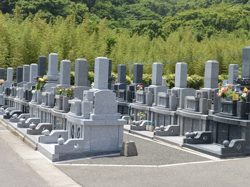 メモリアルパーク宮地岳の墓地雰囲気