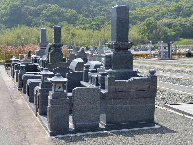 メモリアルパーク宮地岳の墓石和型