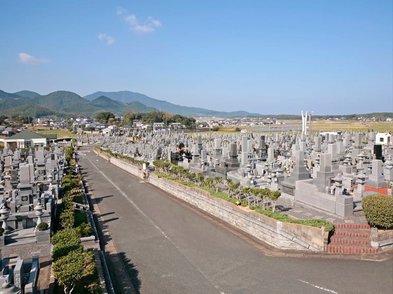 岡垣中央霊園の墓地雰囲気