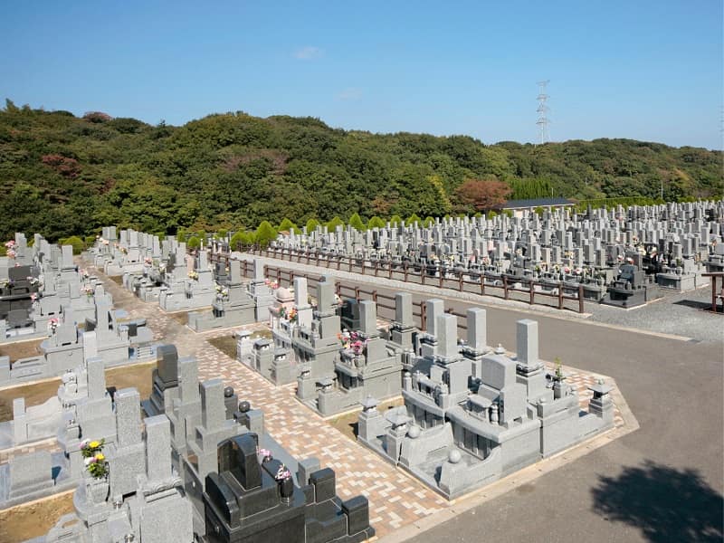 高須霊苑の墓地雰囲気