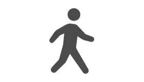 見学に向かう人のイラスト