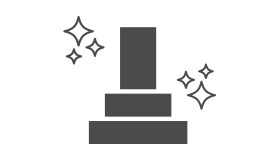 お墓のイラスト