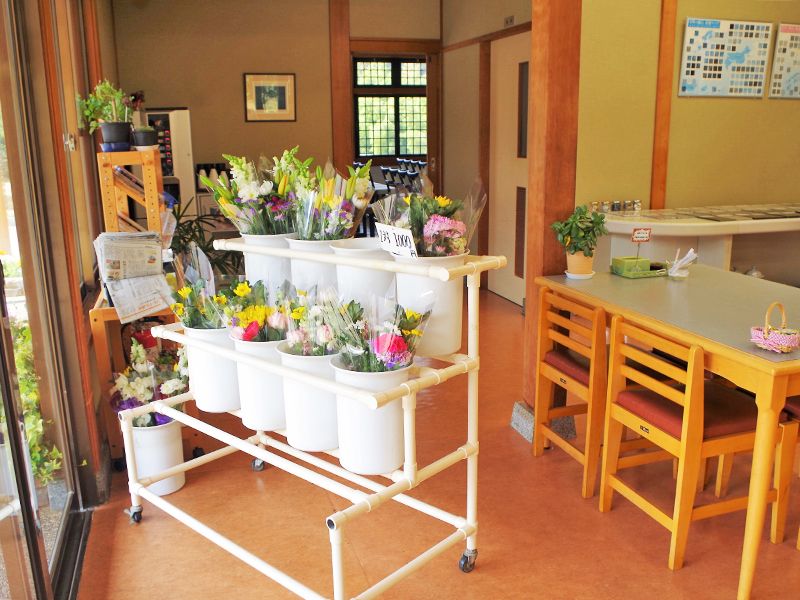 生花販売しています