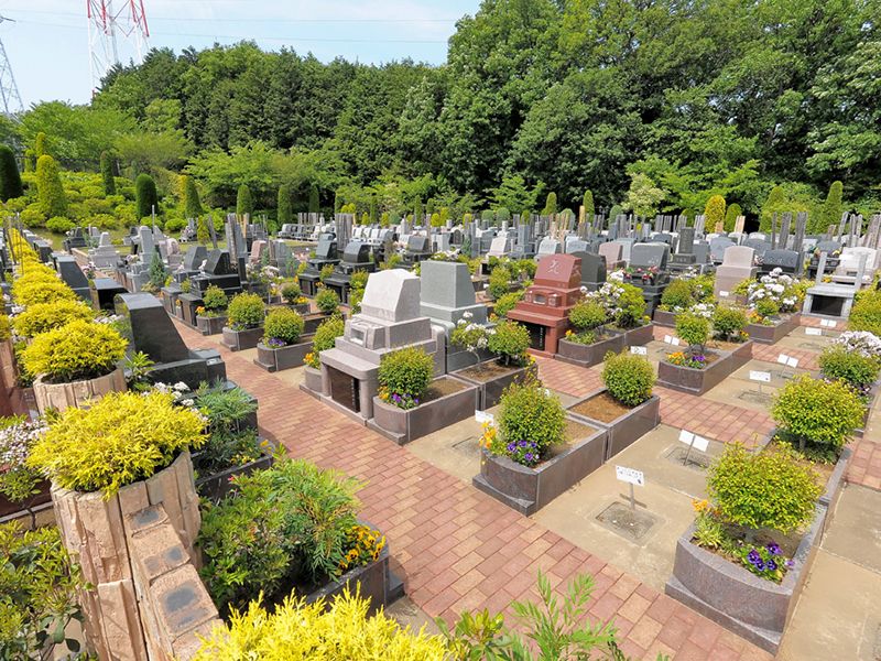 緑地付墓地のバリエーションも豊富