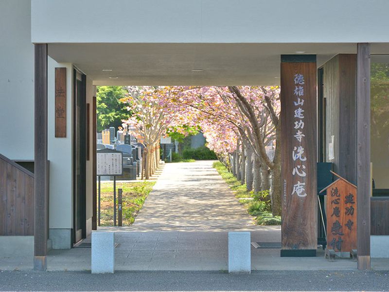 お堂「洗心案」入口