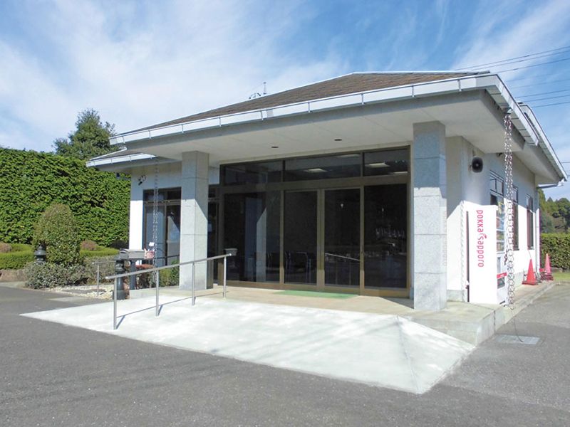 管理事務所で一休みできます