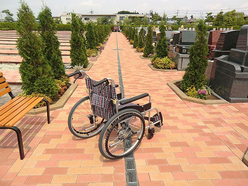 車いすやベビーカーでも安心です