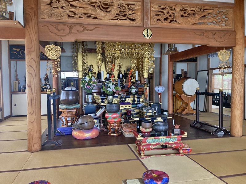 天宗寺の境内