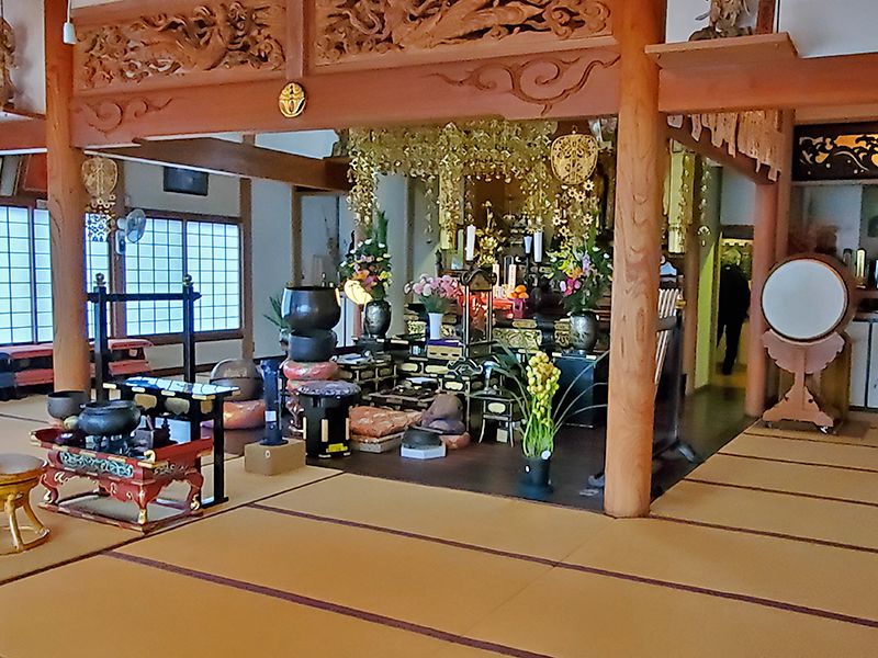 天宗寺の境内