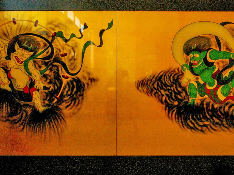 金地の襖絵