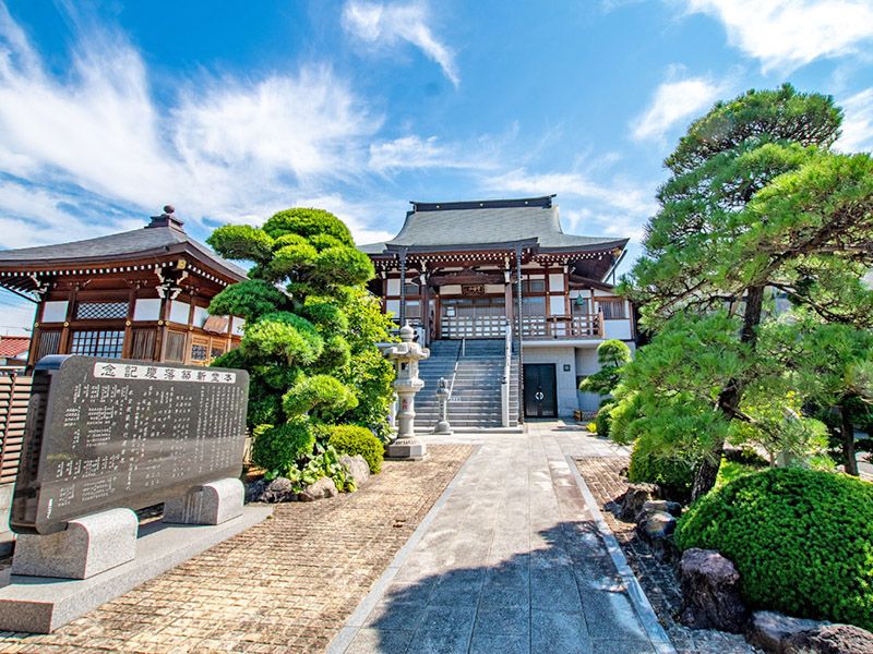 寺院への参道