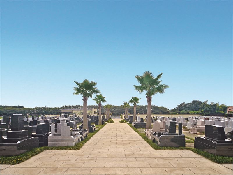 メモリアルガーデン桶川霊園の全景