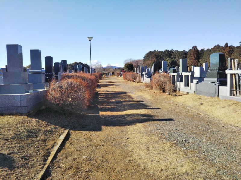石岡市 半ノ木霊園