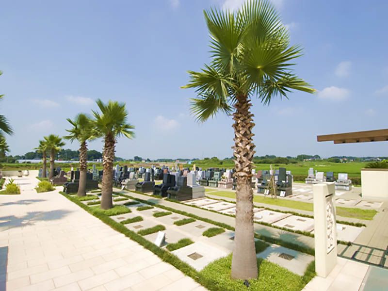 樹木と緑に囲まれたメモリアルガーデン桶川霊園の好環境