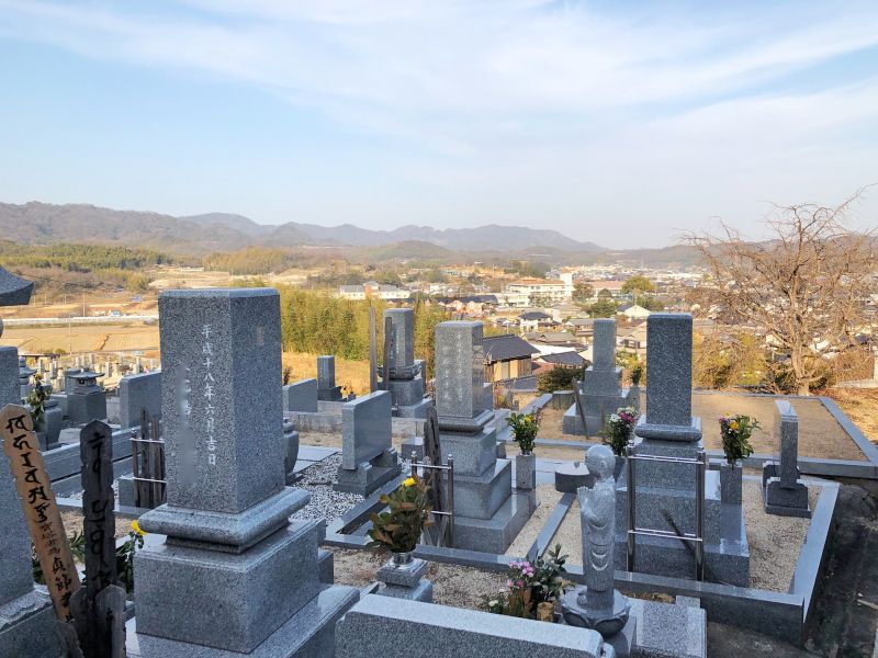 玉野市営 山田上ノ山一号墓地