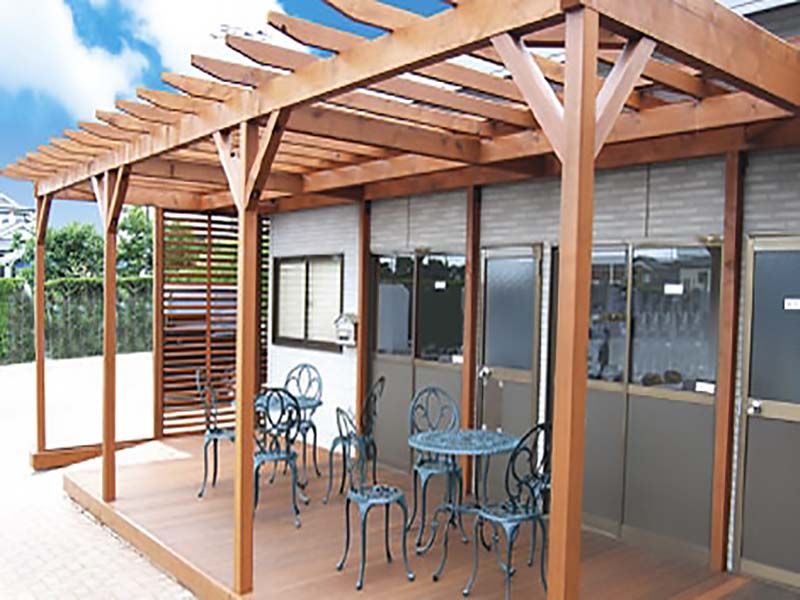 せんげん台西霊園　休憩テラス