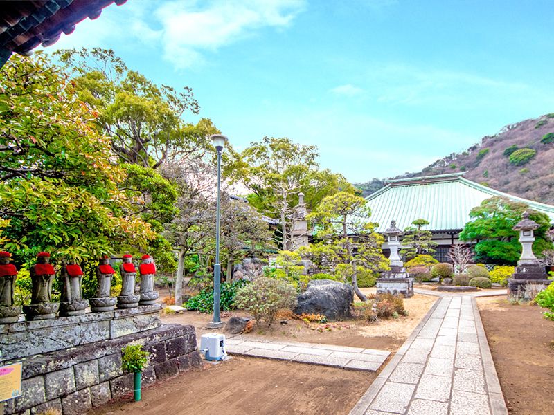 綺麗に掃除された境内