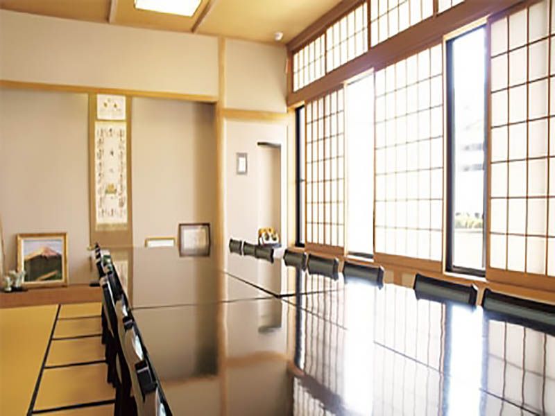 湘南海光霊園　法要施設内の休憩室