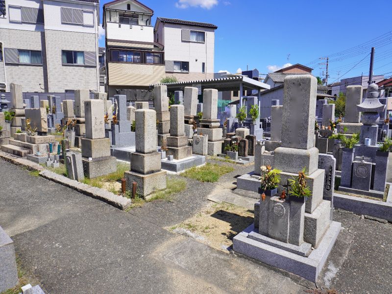 堺市北区 大豆塚墓地