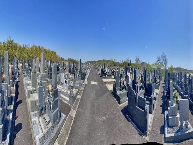 達磨霊園のパノラマ写真