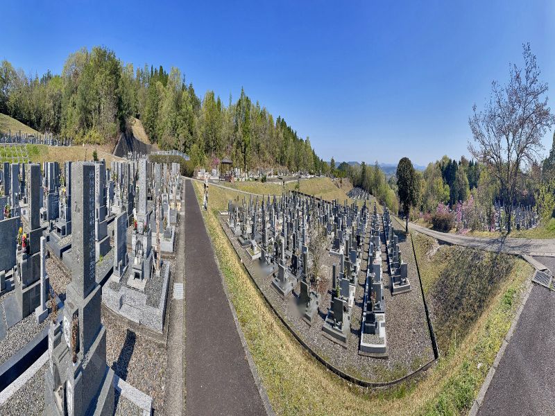 平和霊園のパノラマ写真